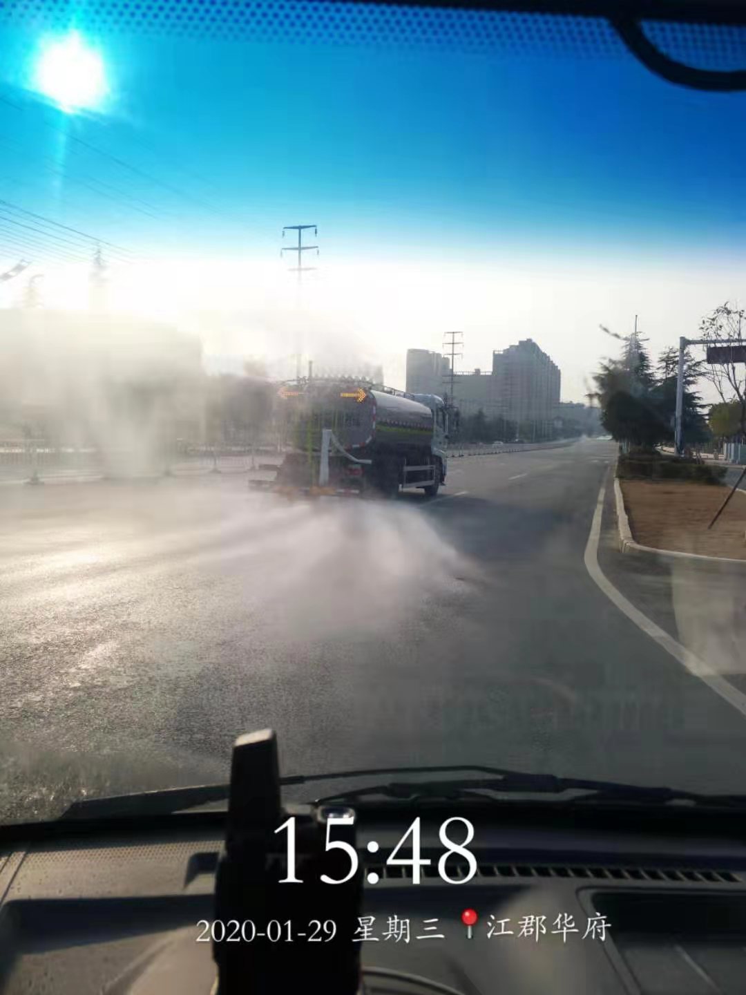 抗疫一线丨星空环境15台清洁消毒车开始作业