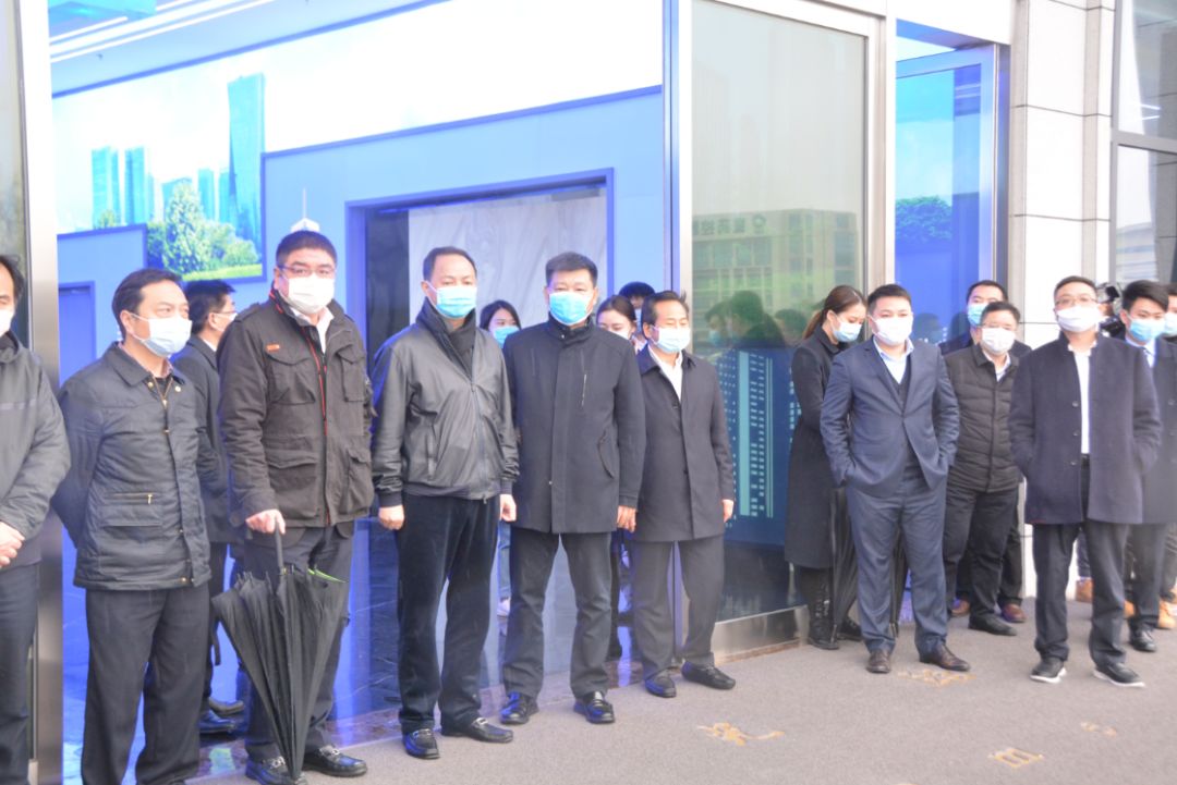 长沙市委副书记、代市长郑建新一行调研星空环境长沙中联产业园